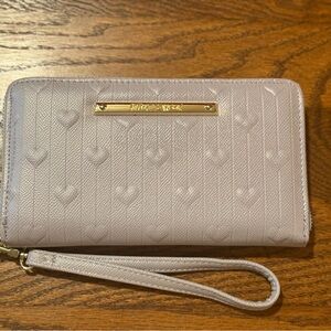 Betsey Johnson Lavender Wristlet Wallet